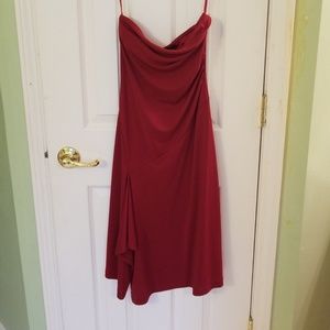 3/$10 Red strapless dress